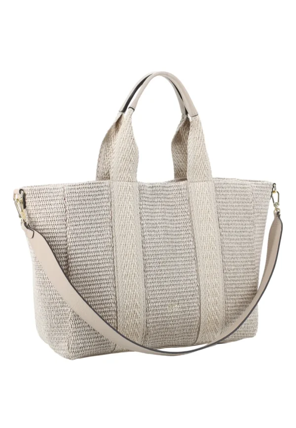 Abro ‘Kaia’ Shopper Raffia Bag Sahara>Women Bags