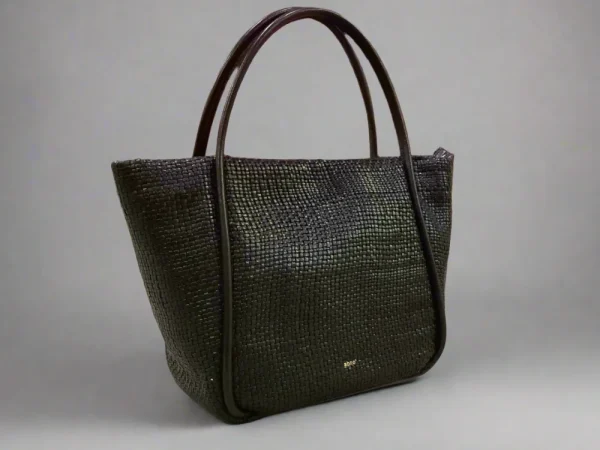 Abro ‘Willow’ Woven Leather Shopper>Women Bags