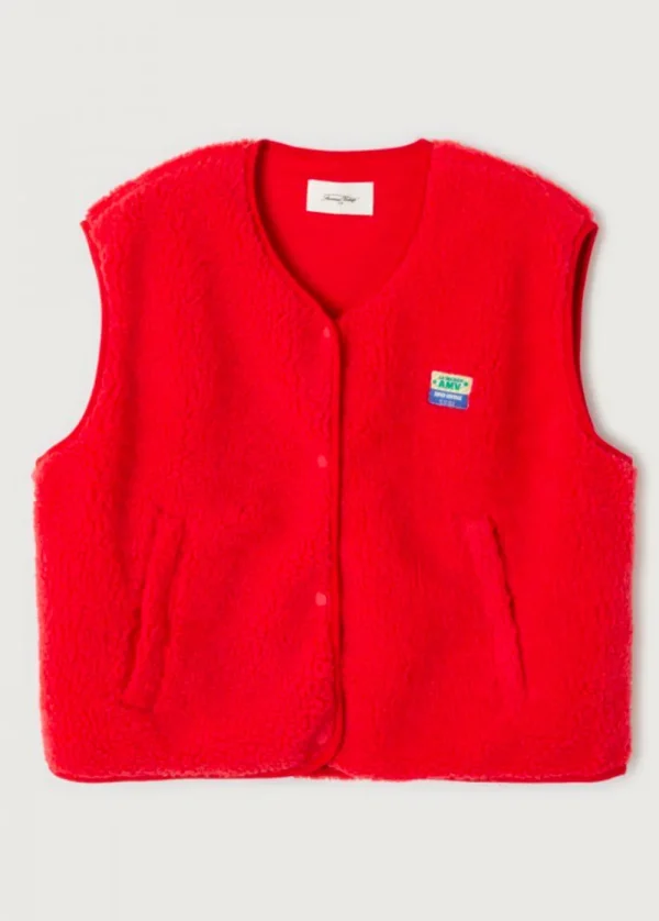 American Vintage ‘Hok’ Fleece Gilet>Women Coats & Jackets