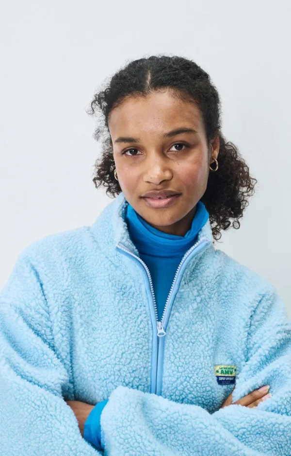 American Vintage 'Hoktown' Fleece Jacket>Women Coats & Jackets