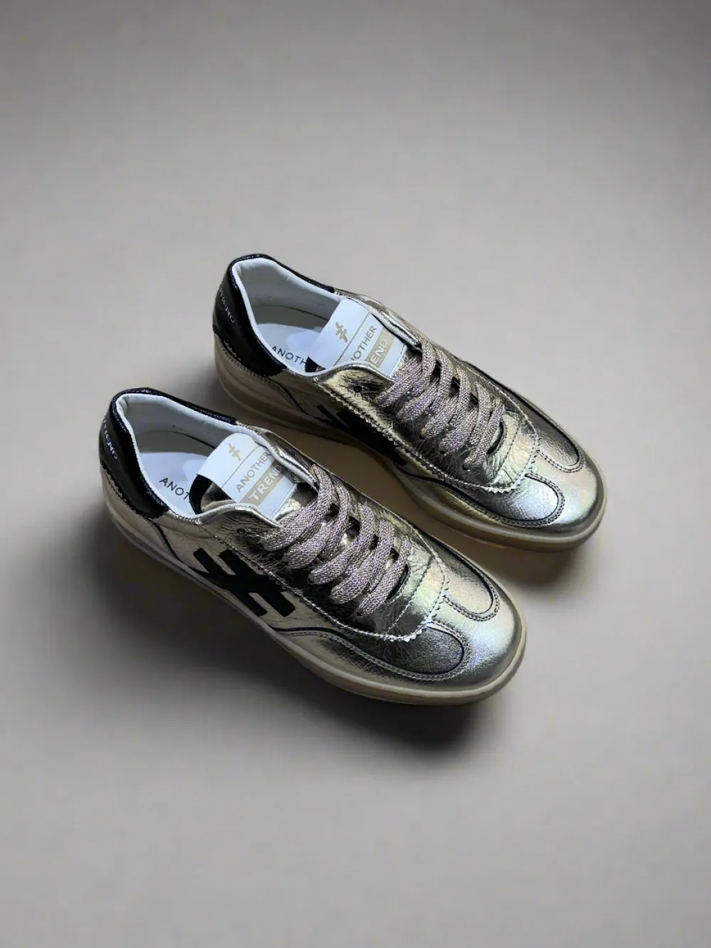 Another Trend 'Hash Tag' Metallic Trainer>Women Trainers