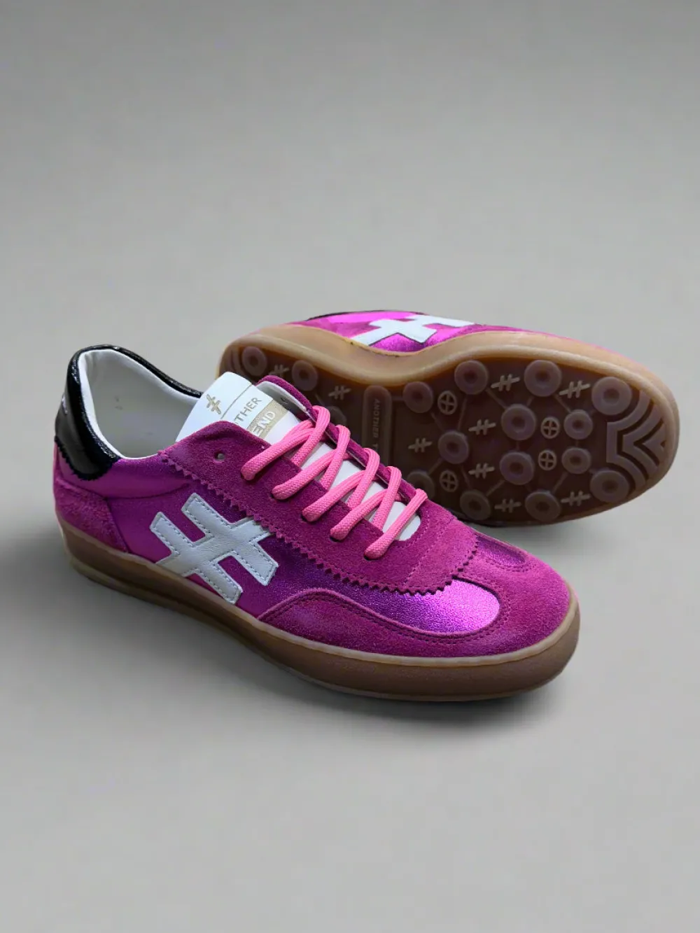 Another Trend 'Hash Tag' Metallic Trainer>Women Trainers