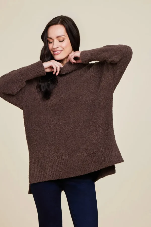 Bare Foot Dreams High Low Pull Over>Women Knitwear