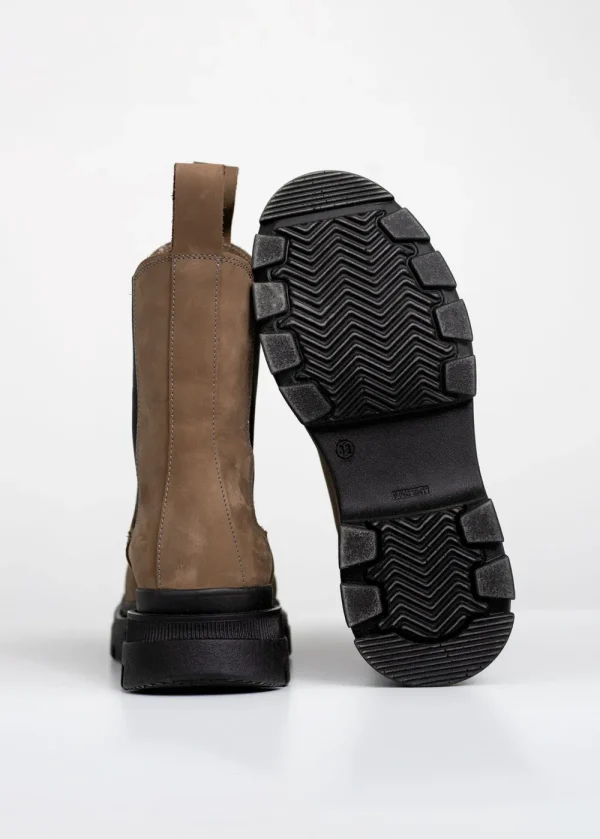 BRGN Chelsea Boot 'Geri' Camel>Women Boots