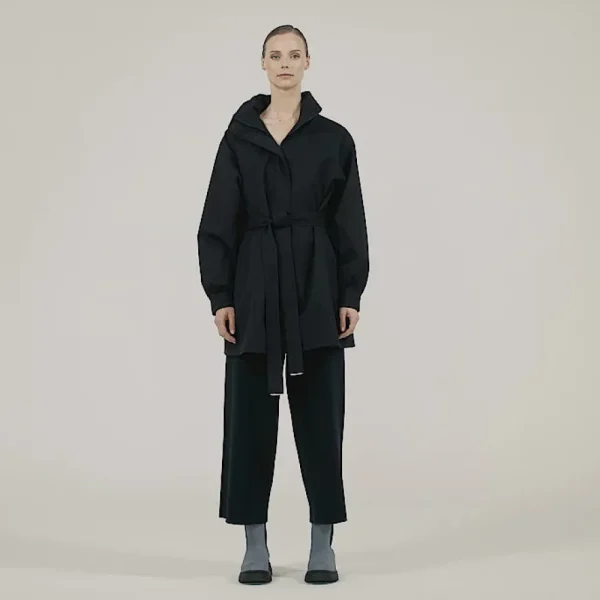 BRGN 'Rossby Black' Coat>Women Coats & Jackets