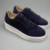 Donnalei Donna Lei 'Sibley' Navy Suede Trainer>Women Trainers