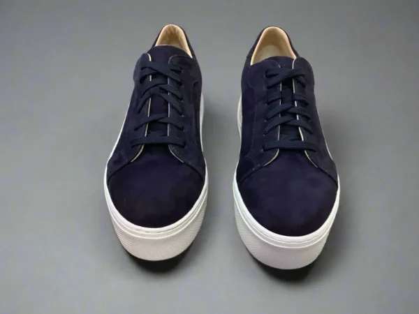 Donnalei Donna Lei 'Sibley' Navy Suede Trainer>Women Trainers