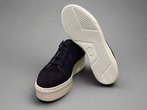 Donnalei Donna Lei 'Sibley' Navy Suede Trainer>Women Trainers