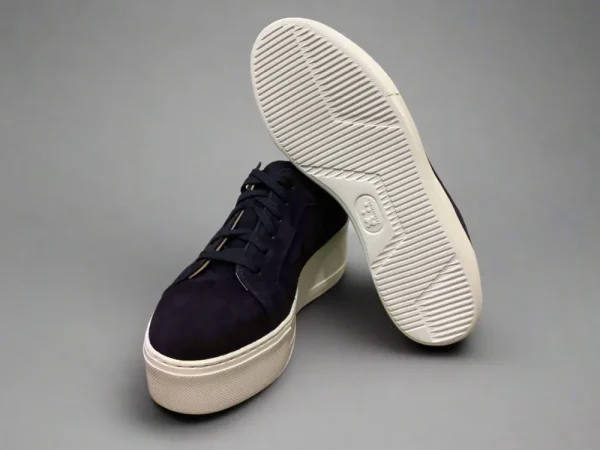 Donnalei Donna Lei 'Sibley' Navy Suede Trainer>Women Trainers