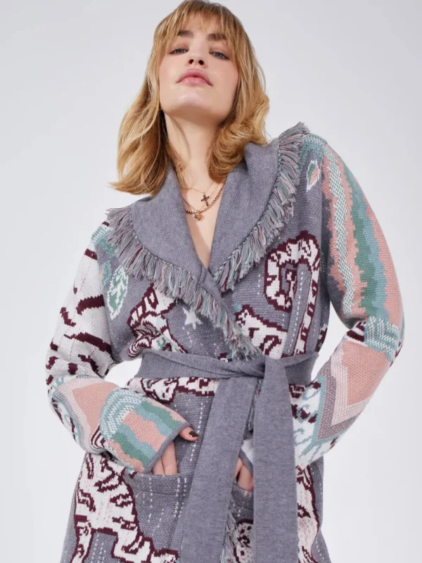 Hayley Menzies 'Tibetan Tiger' Cardigan>Women Knitwear