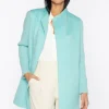 Kinross Cashmere Rib Sleeve Coat>Women Coats & Jackets