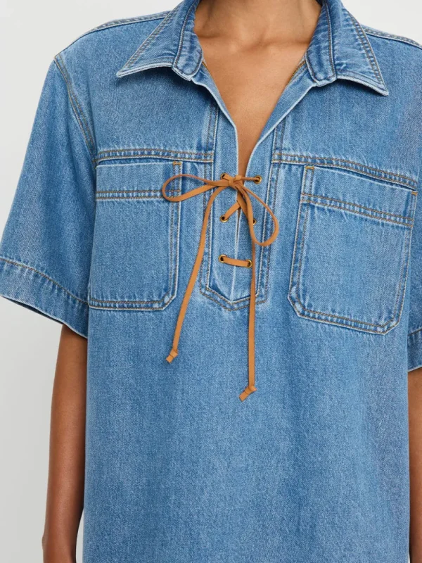 Kivari 'Evie' Denim Dress>Women Dresses & Jumpsuits