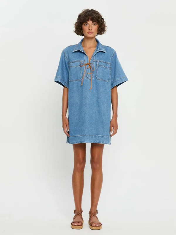Kivari 'Evie' Denim Dress>Women Dresses & Jumpsuits
