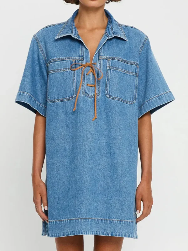 Kivari 'Evie' Denim Dress>Women Dresses & Jumpsuits