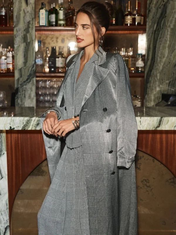 L'AGENCE 'Moda' Trench Coat>Women Coats & Jackets
