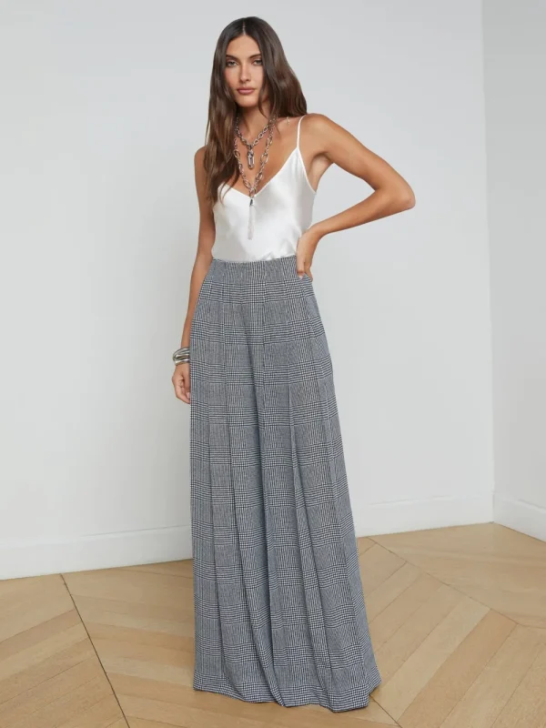 L'AGENCE 'Nova' Pleated Trouser>Women Trousers