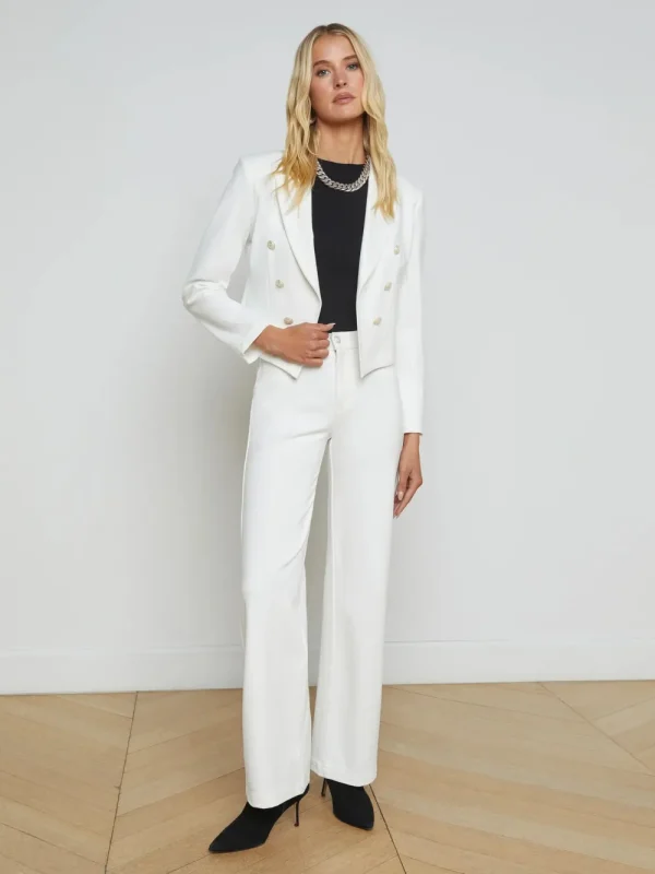 L'AGENCE Wayne Cropped Blazer>Women Coats & Jackets