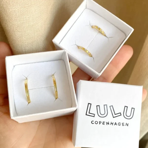 LULU Copenhagen 'OMG' Hoops>Women Jewellery
