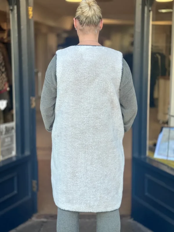 Oakwood 'Ivoire' Faux Sheepskin Gilet>Women Coats & Jackets
