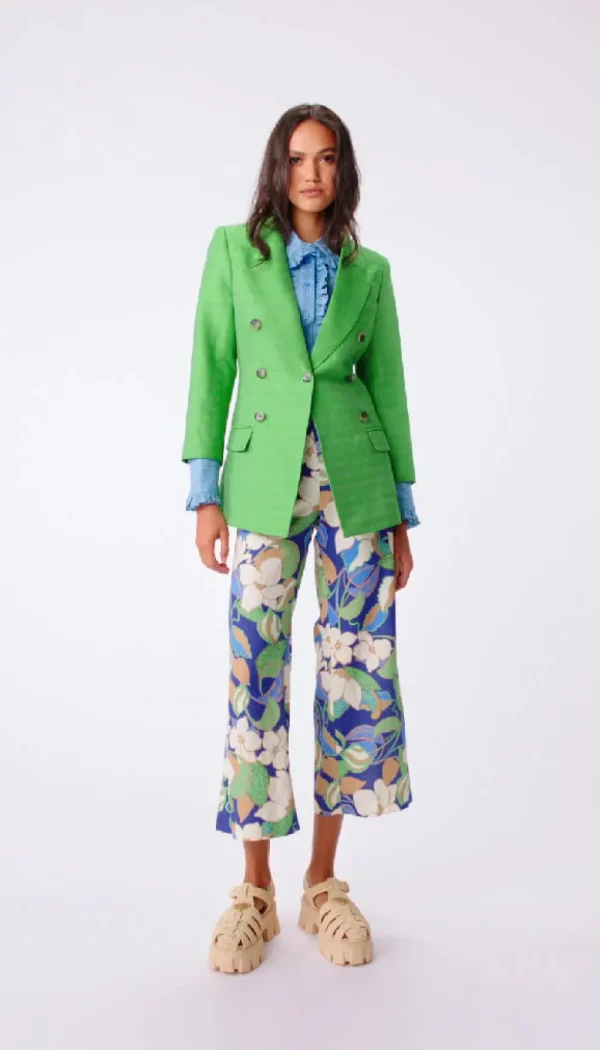 SMYTHE Green Jacket>Women Coats & Jackets