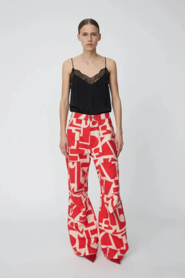 Stella Nova Printed Cargo Trousers>Women Trousers