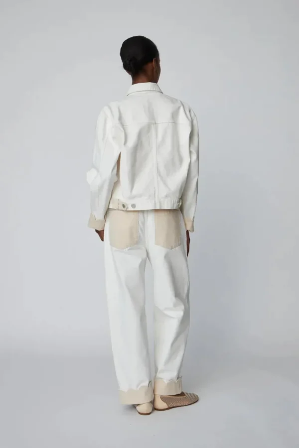 Stella Nova Two-Toned Denim Jacket>Women Coats & Jackets